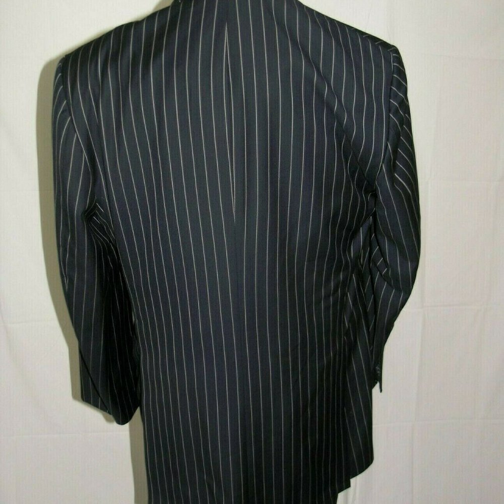 Mr. Ned Scabal Custom Made Two Button Suit 44xl - image 8